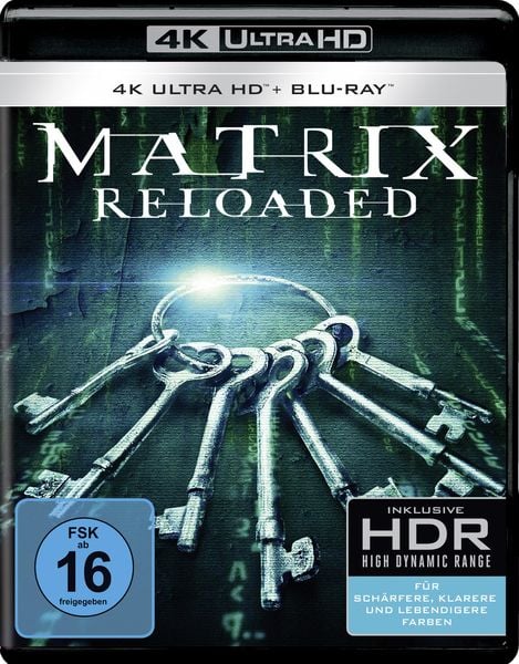 Matrix Reloaded (4K Ultra HD) (+ Blu-ray 2D) (+ Bonus-Blu-ray)