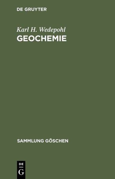 Produktbild: Geochemie