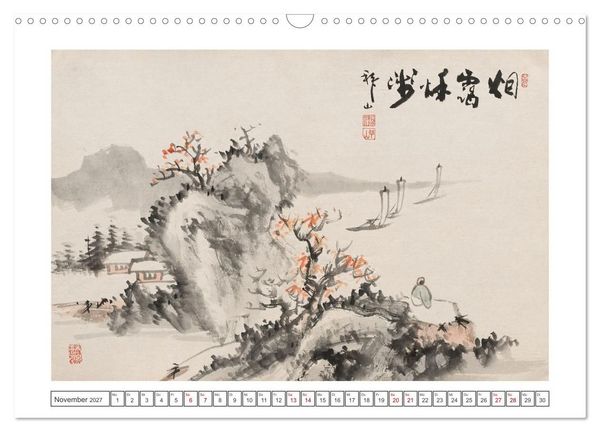 Produktbild: Yoshitsugu Haizan (Wandkalender 2027 DIN A3 quer), CALVENDO Monatskalender
