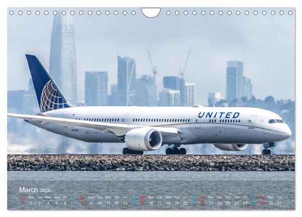 Produktbild: AVIATION MOMENTS 2026 (Wall Calendar 2026 DIN A4 landscape), CALVENDO 12 Month Wall Calendar