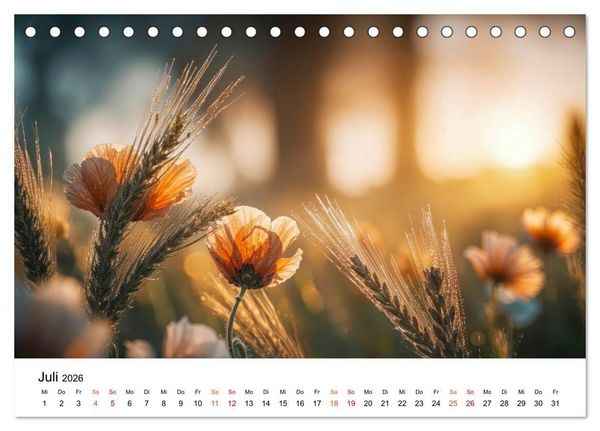 Produktbild: Naturzeit - Ein Jahr im Wandel (Tischkalender 2026 DIN A5 quer), CALVENDO Monatskalender