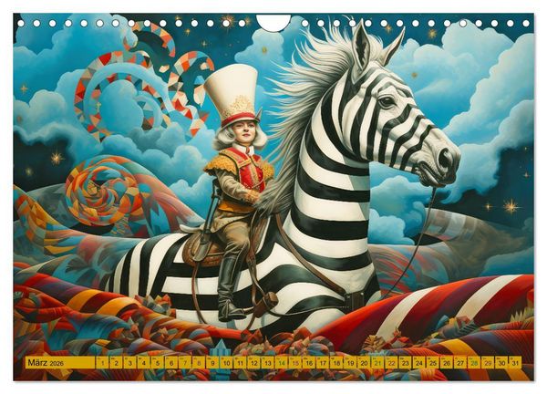 Produktbild: Zirkus Witzig und skurril (Wandkalender 2026 DIN A4 quer), CALVENDO Monatskalender
