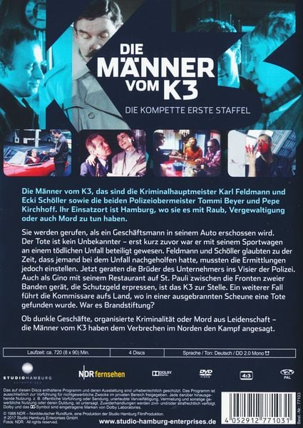 Produktbild: Die M&auml;nner vom K3 - Die komplette erste Staffel [4 DVDs]