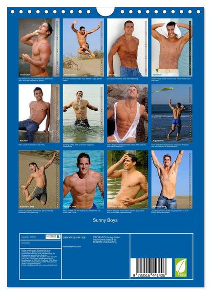 Produktbild: Sunny Boys (Wandkalender 2026 DIN A4 hoch), CALVENDO Monatskalender