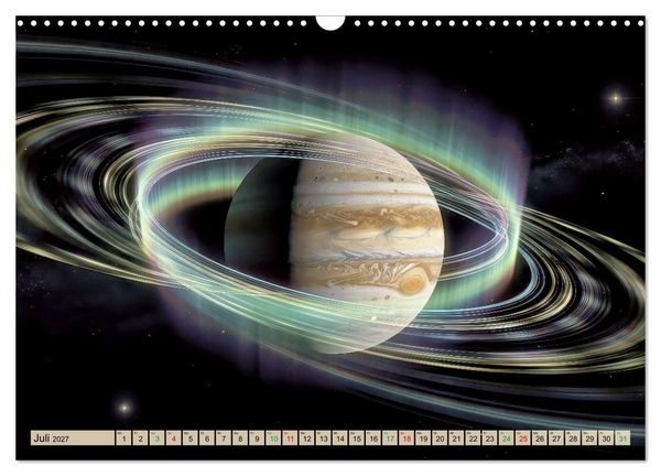 Produktbild: Jupiter, Motive inspiriert vom gr&ouml;&szlig;ten Planeten unseres Sonnensystems (Wandkalender 2027 DIN A3 quer), CALVENDO Monatskalender