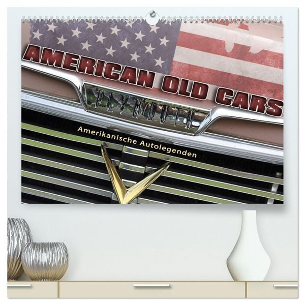 Produktbild: American Old Cars - Amerikanische Autolegenden (hochwertiger Premium Wandkalender 2026 DIN A2 quer), Kunstdruck in Hochglanz