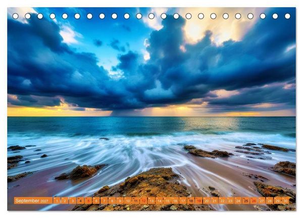 Produktbild: Ostsee in Langzeitbelichtung (Tischkalender 2027 DIN A5 quer), CALVENDO Monatskalender