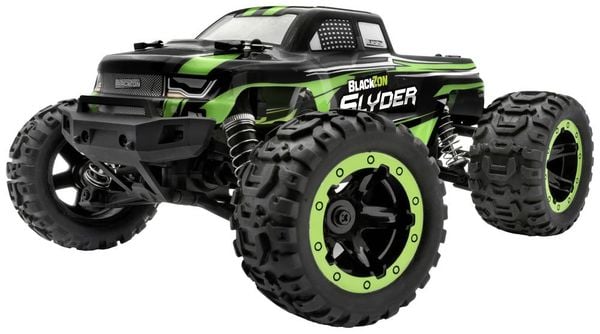 Blackzon Slyder MT 1/16 Grün Brushed 1:16 RC Modellauto Elektro Monstertruck Allradantrieb (4WD) RtR 2,4 GHz