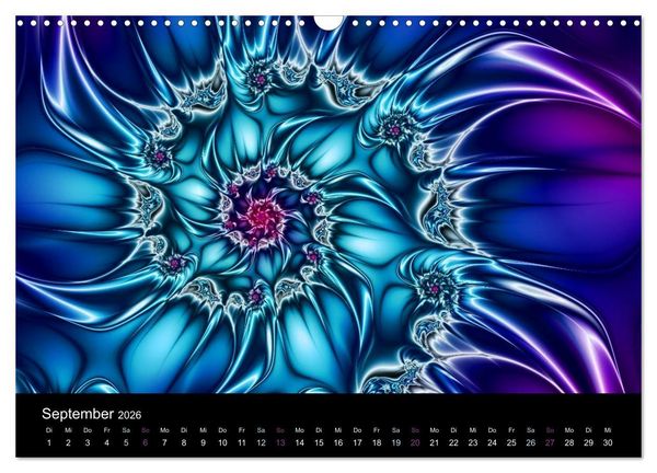 Produktbild: Neonfarben (Wandkalender 2026 DIN A3 quer), CALVENDO Monatskalender