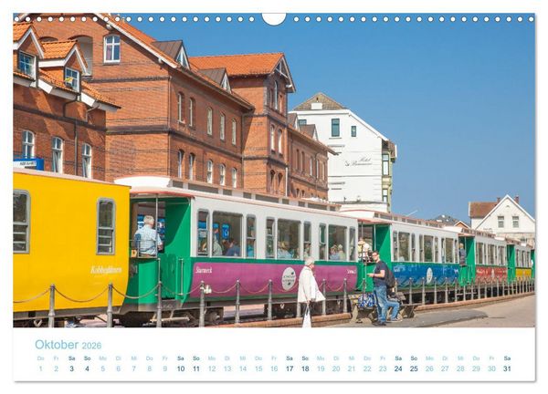 Produktbild: Moin Borkum (Wandkalender 2026 DIN A3 quer), CALVENDO Monatskalender
