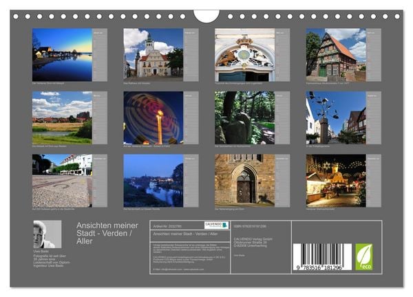 Produktbild: Ansichten meiner Stadt - Verden / Aller (Wandkalender 2026 DIN A4 quer), CALVENDO Monatskalender