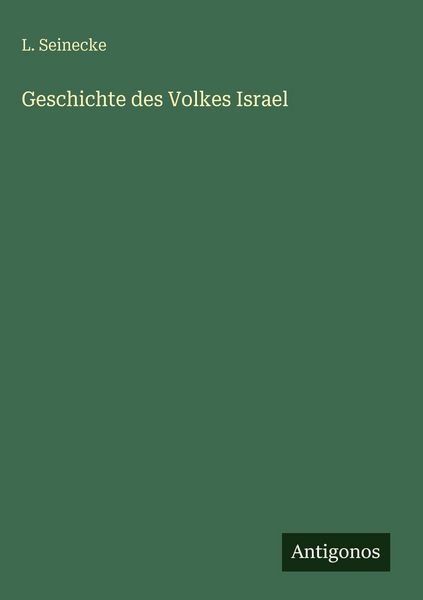 Produktbild: Geschichte des Volkes Israel