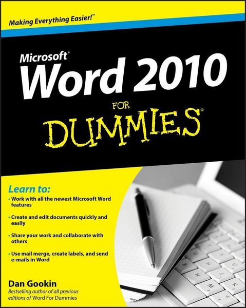 Produktbild: Word 2010 For Dummies
