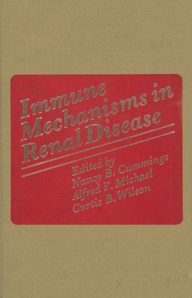 Produktbild: Immune Mechanisms in Renal Disease