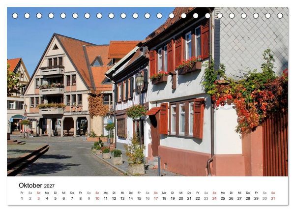 Produktbild: Romantisches Oberursel von Petrus Bodenstaff (Tischkalender 2027 DIN A5 quer), CALVENDO Monatskalender
