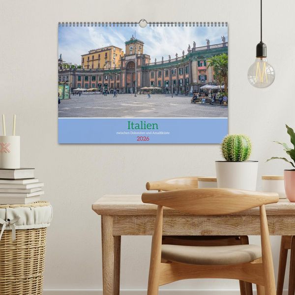 Produktbild: Italien - zwischen Dolomiten und Amalfik&uuml;ste (Wandkalender 2026 DIN A3 quer), CALVENDO Monatskalender