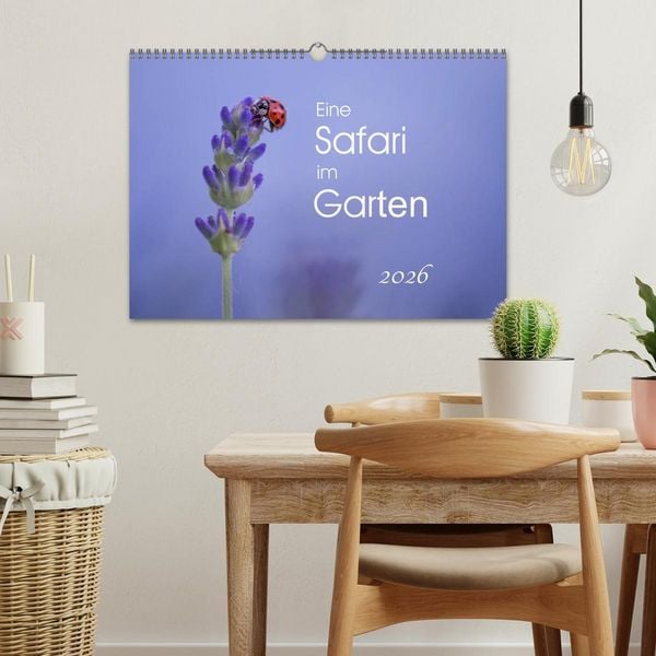 Produktbild: Eine Safari im Garten (Wandkalender 2026 DIN A3 quer), CALVENDO Monatskalender