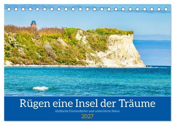 Produktbild: R&uuml;gen eine Insel der Tr&auml;ume (Tischkalender 2027 DIN A5 quer), CALVENDO Monatskalender