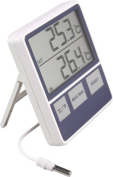 Produktbild: Kabelgebundenes Thermometer Wei&szlig; 1015