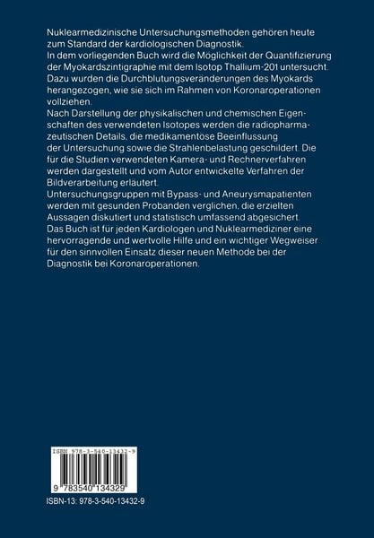 Produktbild: Quantitative Myokardszintigraphie bei Koronaroperationen