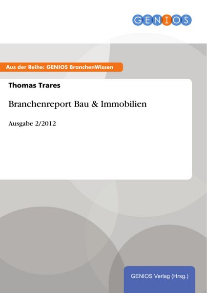 Produktbild: Branchenreport Bau & Immobilien