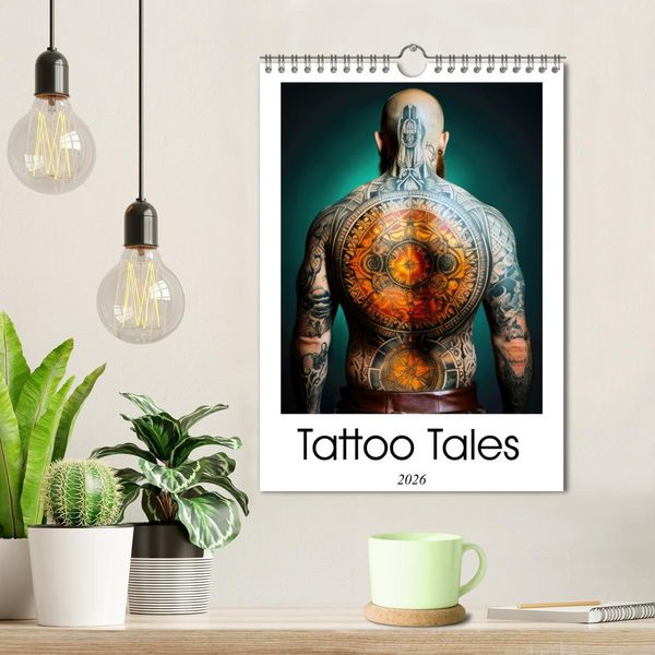 Produktbild: Tattoo Tales (Wall Calendar 2026 DIN A4 portrait), CALVENDO 12 Month Wall Calendar