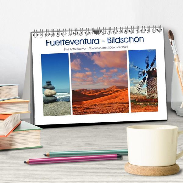 Produktbild: Fuerteventura - Bildsch&ouml;n (Tischkalender 2026 DIN A5 quer), CALVENDO Monatskalender