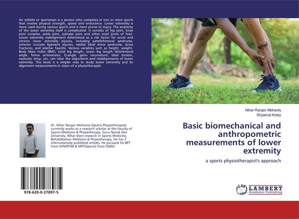 Produktbild: Basic biomechanical and anthropometric measurements of lower extremity