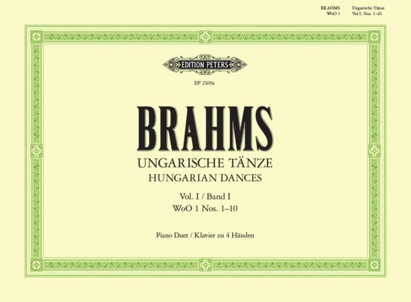 Produktbild: Ungarische T&auml;nze (original) Band 1