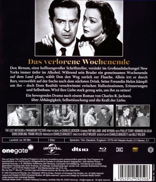 Produktbild: Das verlorene Wochenende