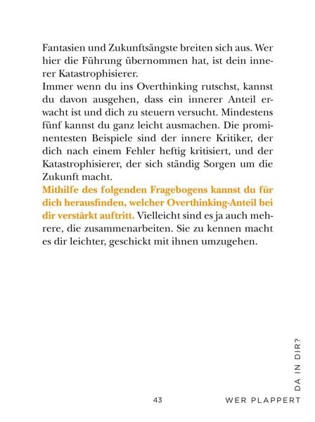 Produktbild: Die 1-Minuten-Strategie gegen Overthinking