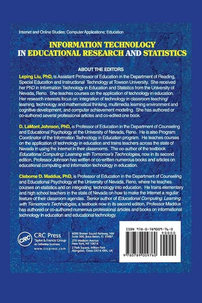 Produktbild: Information Technology in Educational Research and Statistics