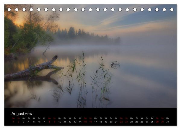 Produktbild: Licht &uuml;ber Alpenlandschaften (Tischkalender 2026 DIN A5 quer), CALVENDO Monatskalender