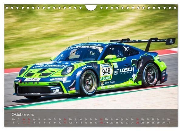 Produktbild: Motorsportkunst aus Weissach (Wandkalender 2026 DIN A4 quer), CALVENDO Monatskalender