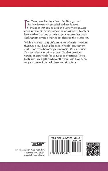 Produktbild: The Classroom Teacher's Behavior Management Toolbox(HC)
