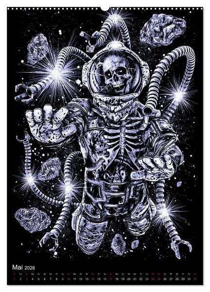 Produktbild: BLOODBOY/DARK ILLUSTRATION (hochwertiger Premium Wandkalender 2026 DIN A2 hoch), Kunstdruck in Hochglanz