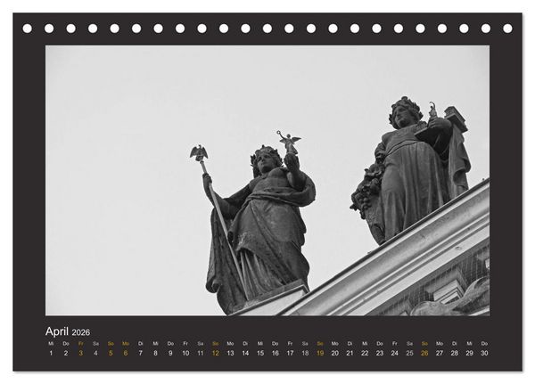 Produktbild: Dresdens stille Gesten (Tischkalender 2026 DIN A5 quer), CALVENDO Monatskalender