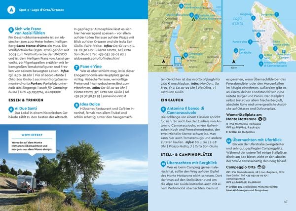 Produktbild: MARCO POLO Camper Guide Lombardei, Piemont & Ligurien