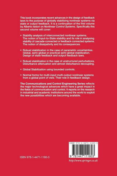 Produktbild: Nonlinear Control Systems II