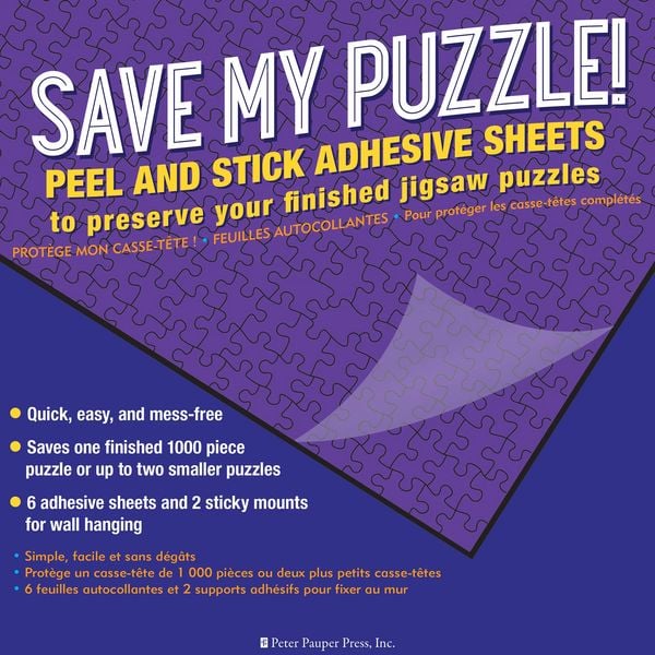 Produktbild: Save My Puzzle! Peel an Stick Adhesive Sheets