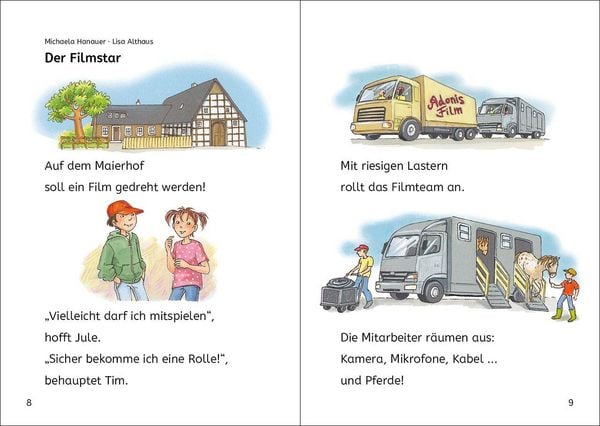 Produktbild: Die sch&ouml;nsten Lesel&ouml;wen-Geschichten zum Lesenlernen - Ponys und Pferde