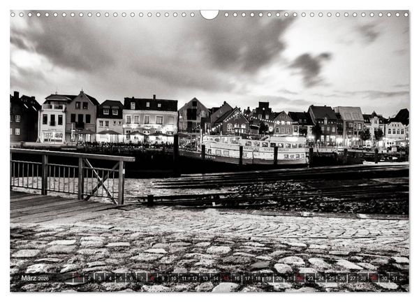 Produktbild: Ein Blick auf Husum (Wandkalender 2026 DIN A3 quer), CALVENDO Monatskalender