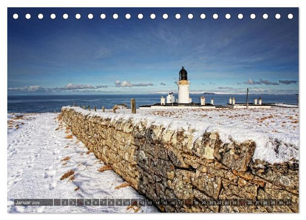 Produktbild: Reiseziel Schottland (Tischkalender 2026 DIN A5 quer), CALVENDO Monatskalender