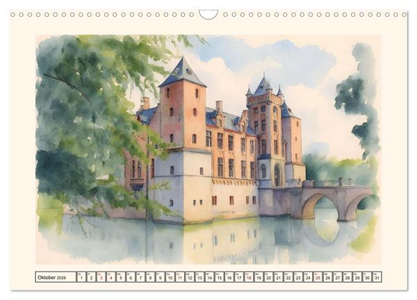 Produktbild: Belgien - absolut sehenswert (Wandkalender 2026 DIN A3 quer), CALVENDO Monatskalender