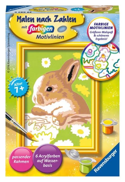 Produktbild: CreArt, Malen nach Zahlen Kinder - H&auml;schen Flecki