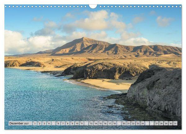 Produktbild: Wundersch&ouml;nes Lanzarote (Wandkalender 2027 DIN A3 quer), CALVENDO Monatskalender