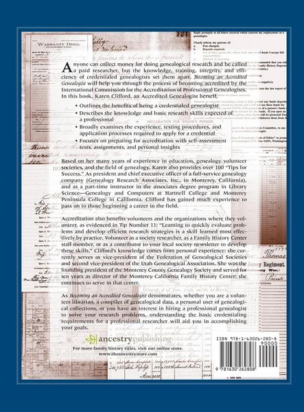 Produktbild: Becoming an Accredited Genealogist