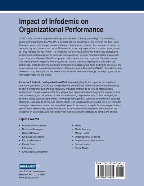Produktbild: Impact of Infodemic on Organizational Performance