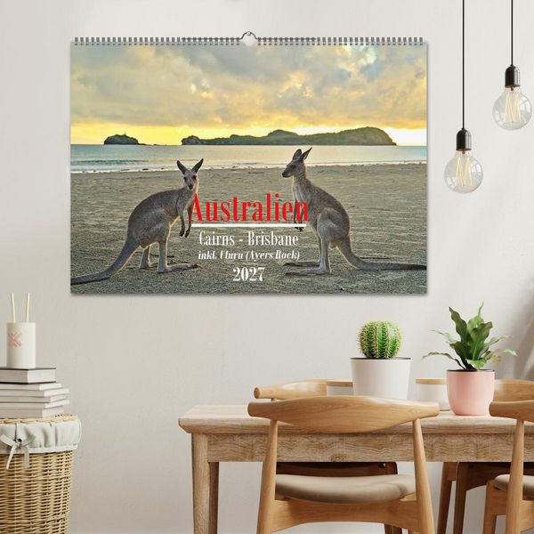Produktbild: Australien - Cairns-Brisbane (Wandkalender 2027 DIN A2 quer), CALVENDO Monatskalender