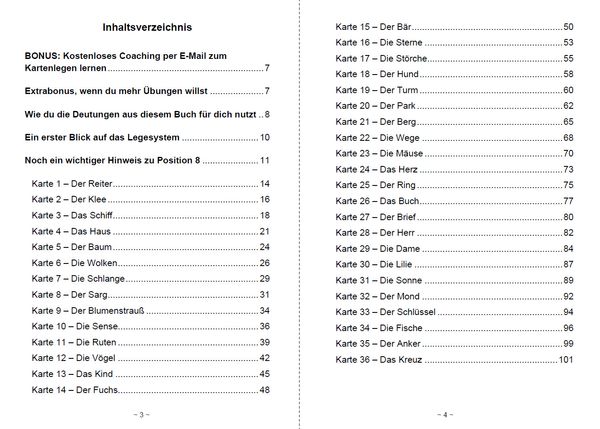 Produktbild: Lenormandkarten mit der vertiefenden Positionsdeutung f&uuml;r klare Antworten